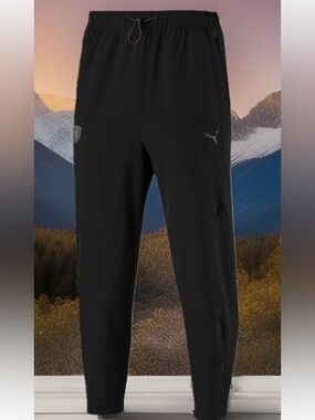 Puma Scuderia Ferrari Joggers sweatpants Black Men’s Size Large